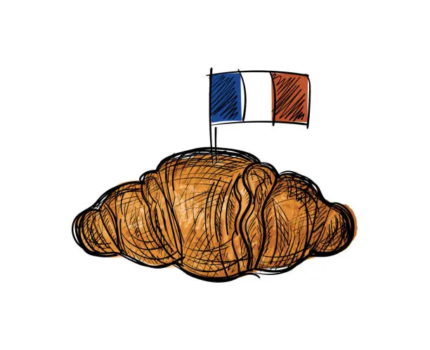 Verse ingrediënten zoals knoflook, uien, kruiden en wijn, die veel worden gebruikt in de Franse keuken.